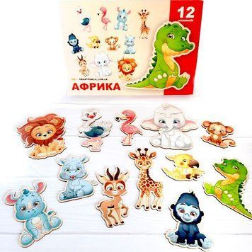 Пазли з дерева "Африка" PZ_25 фото
